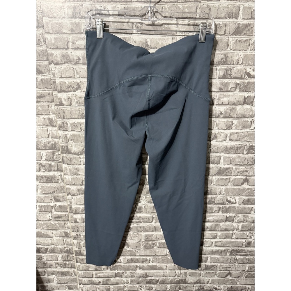 Spanx Booty Boost Active 7/8 Leggings Slate Blue Grey XL High Waist Yoga Pants - Picture 2 of 3
